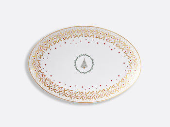 Bernardaud Noël Oval platter 15''